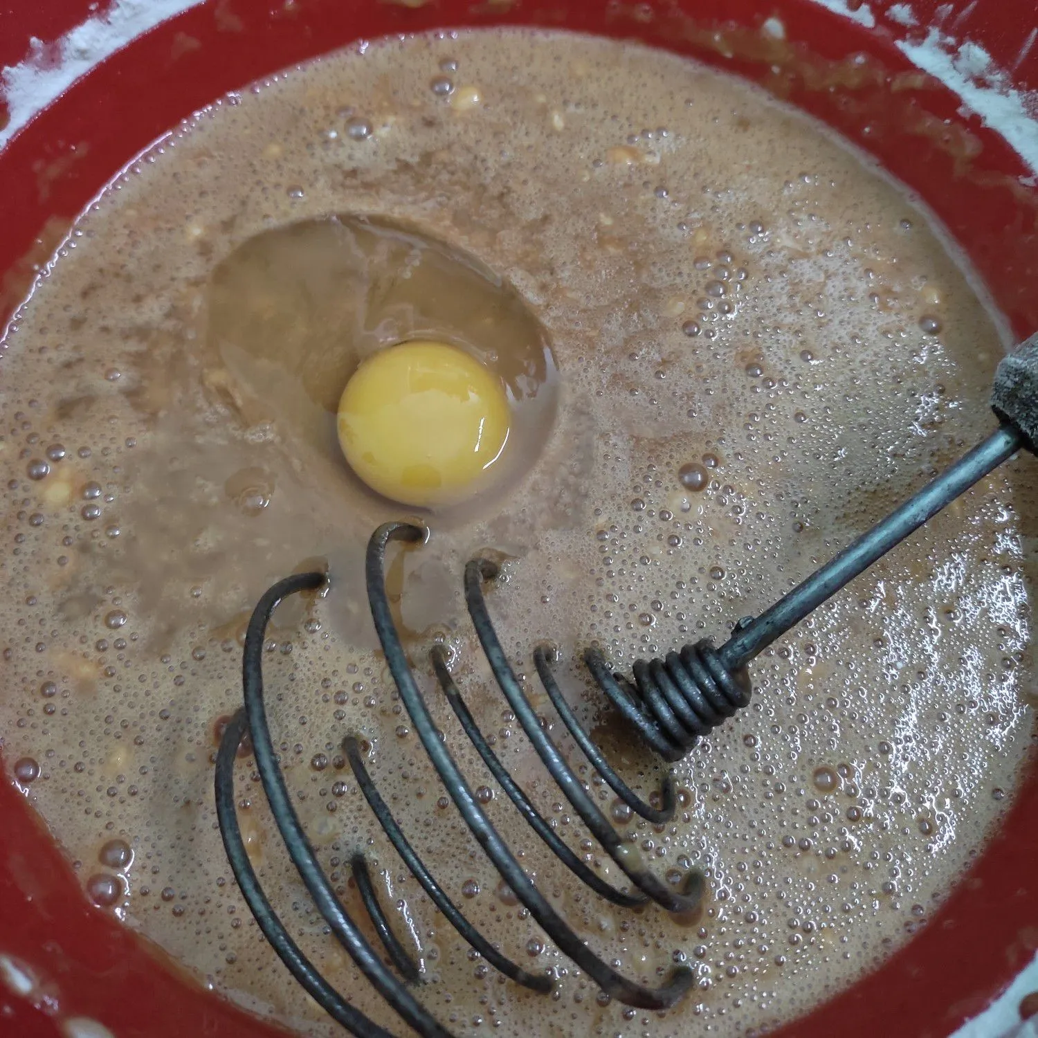 Step 5 Bolu Karamel Sarang Semut