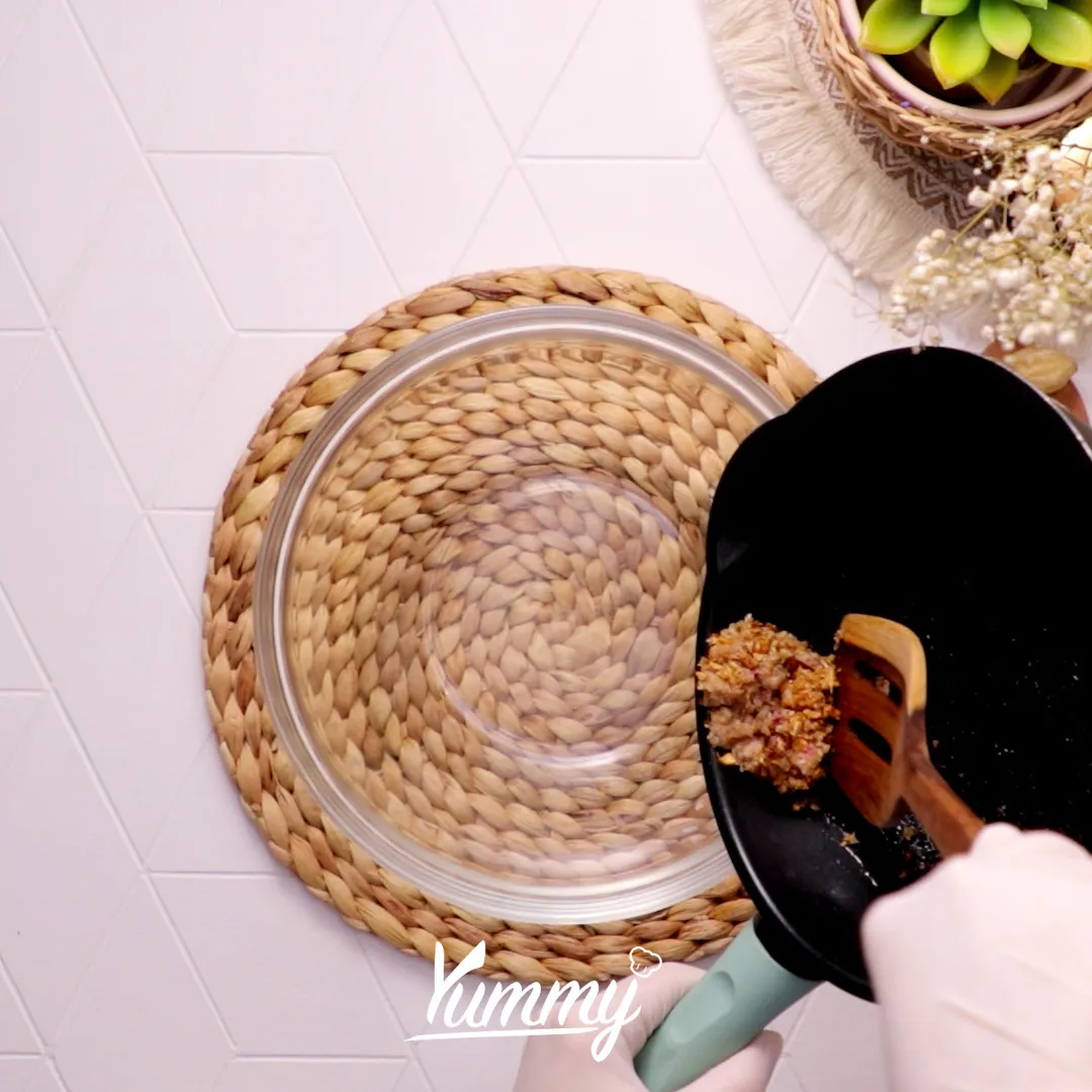Step 2 Sate Buntel Ayam Jamur