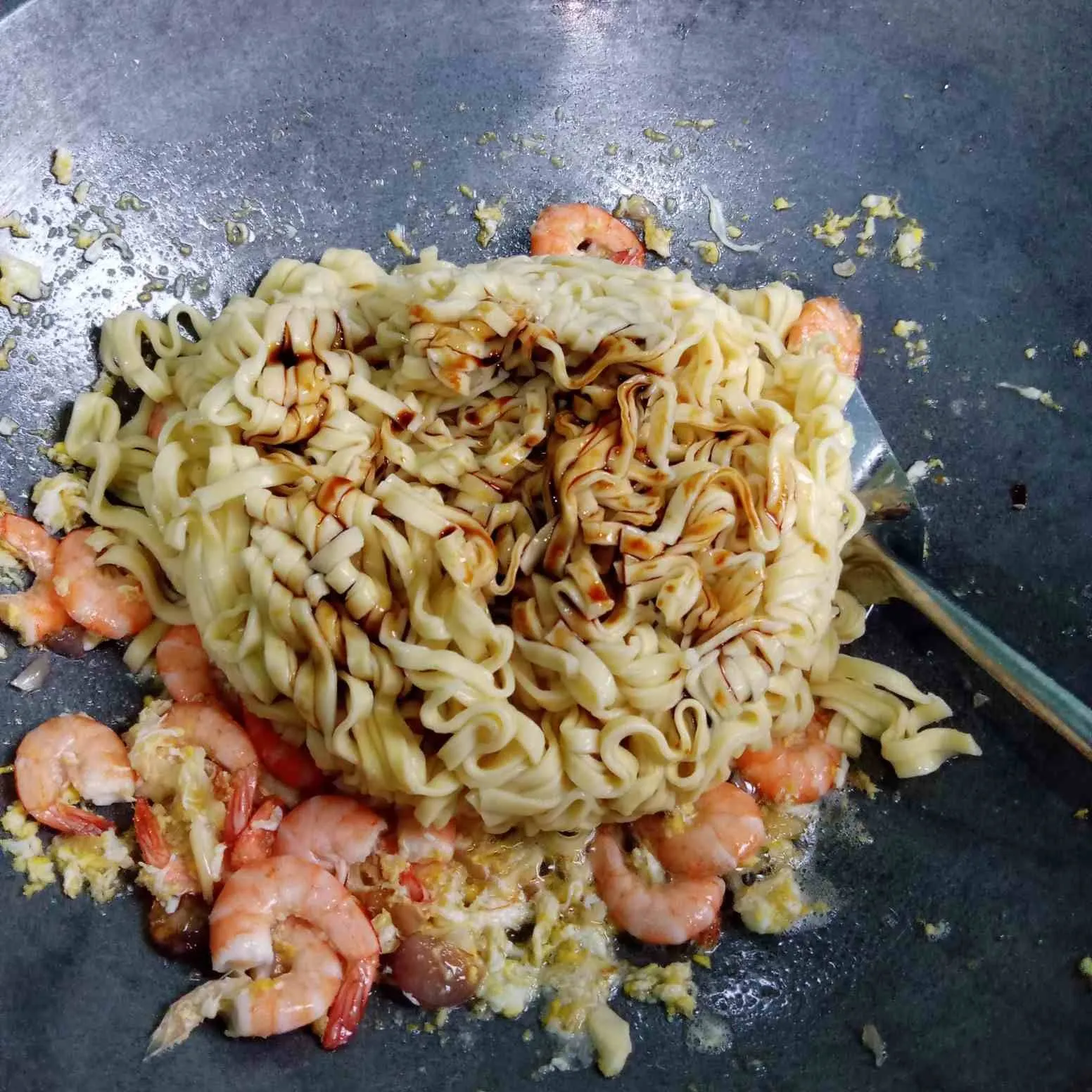 Step 6 Bakmi Goreng Udang