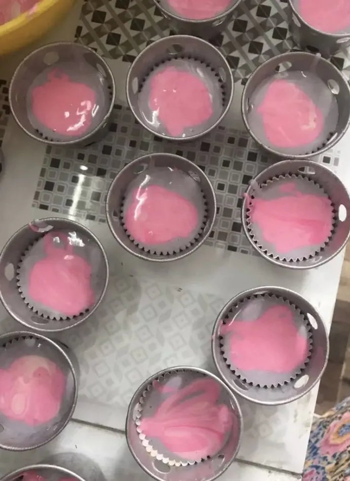 Step 4 Bolu Kukus Rainbow