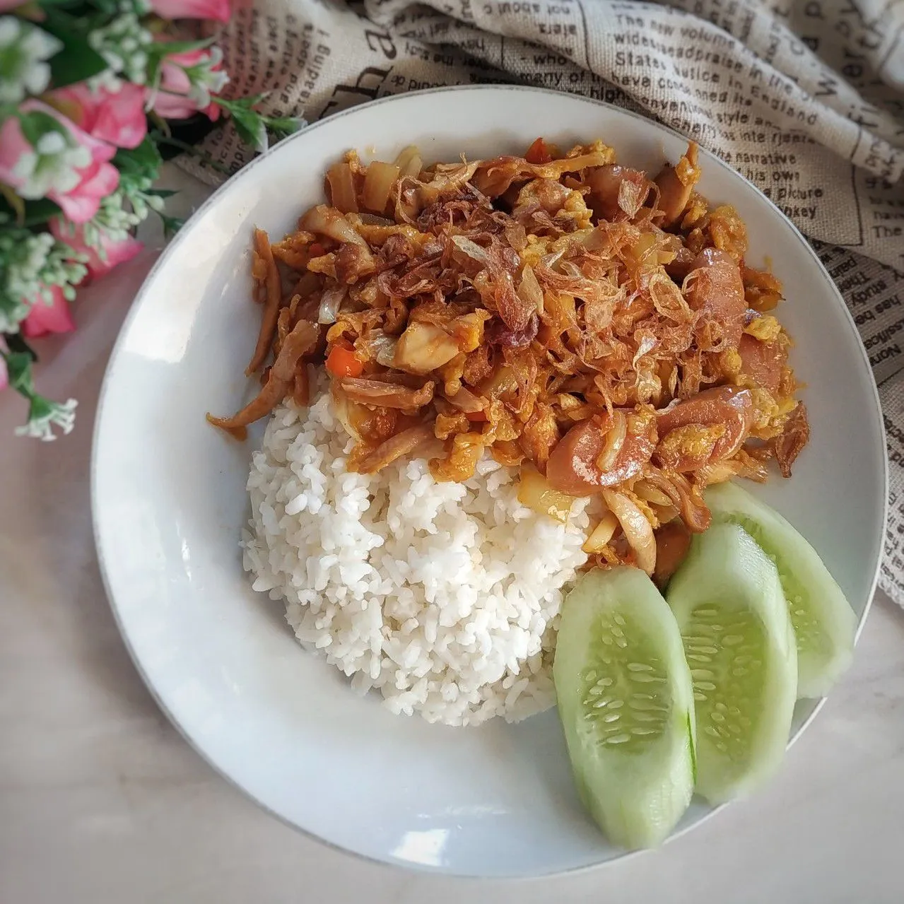 Step 6 Nasi Gila