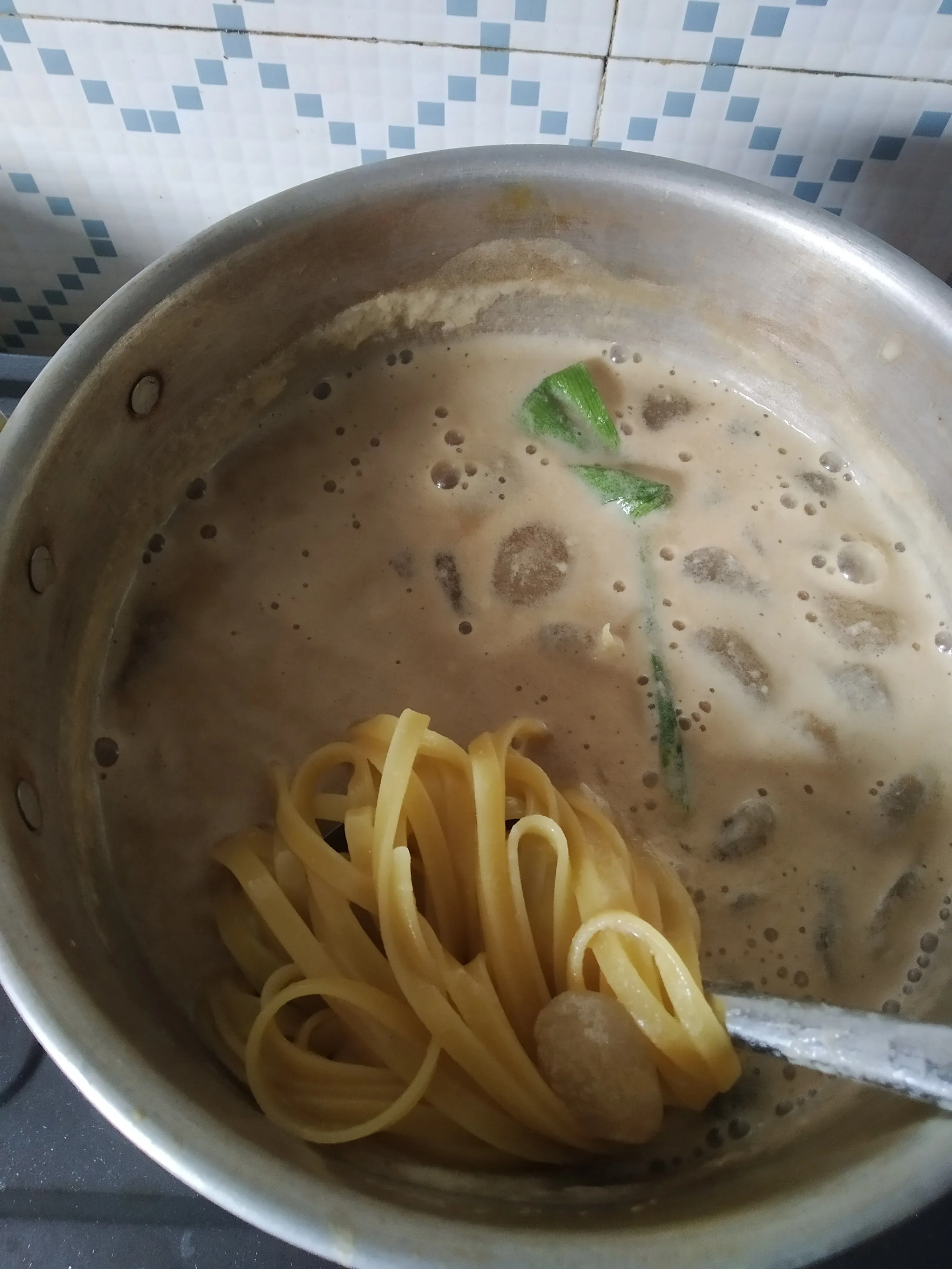 Step 5 Kolak Fettuccine