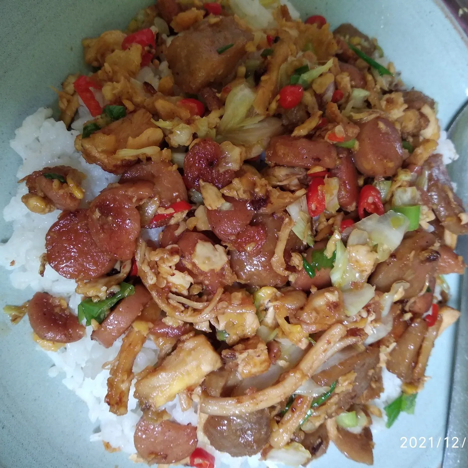 Step 8 Nasi Gila