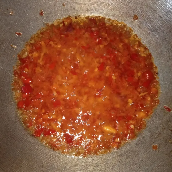 Kemudian tumis hingga wangi