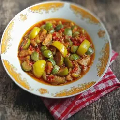 Sambal Terong Lalap (Terong Bulat)