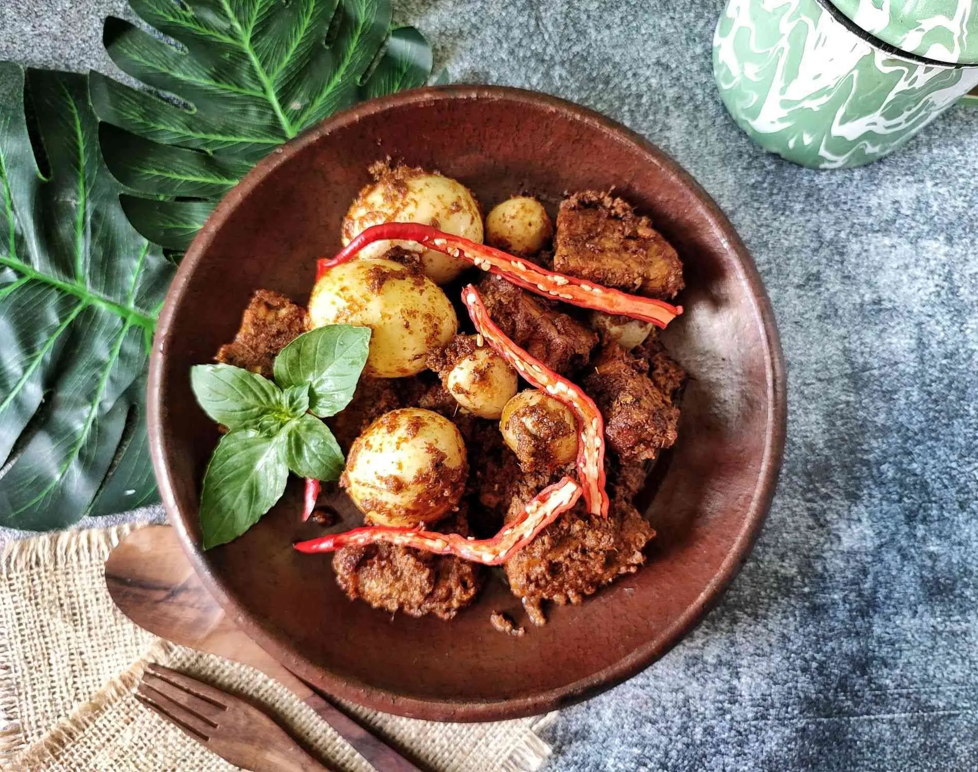 Rendang Telur dan Tempe