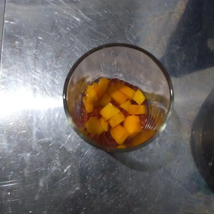 Step 3 Mango Sago Pudding