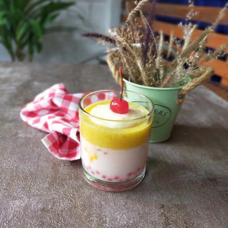 Step 8 Mango Sago Pudding