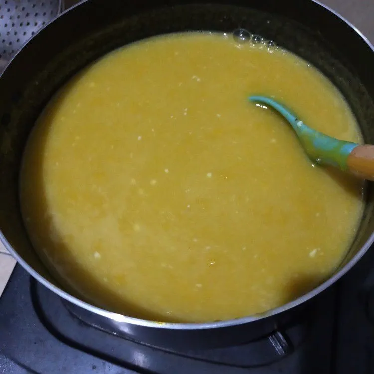Step 6 Mango Sago Pudding