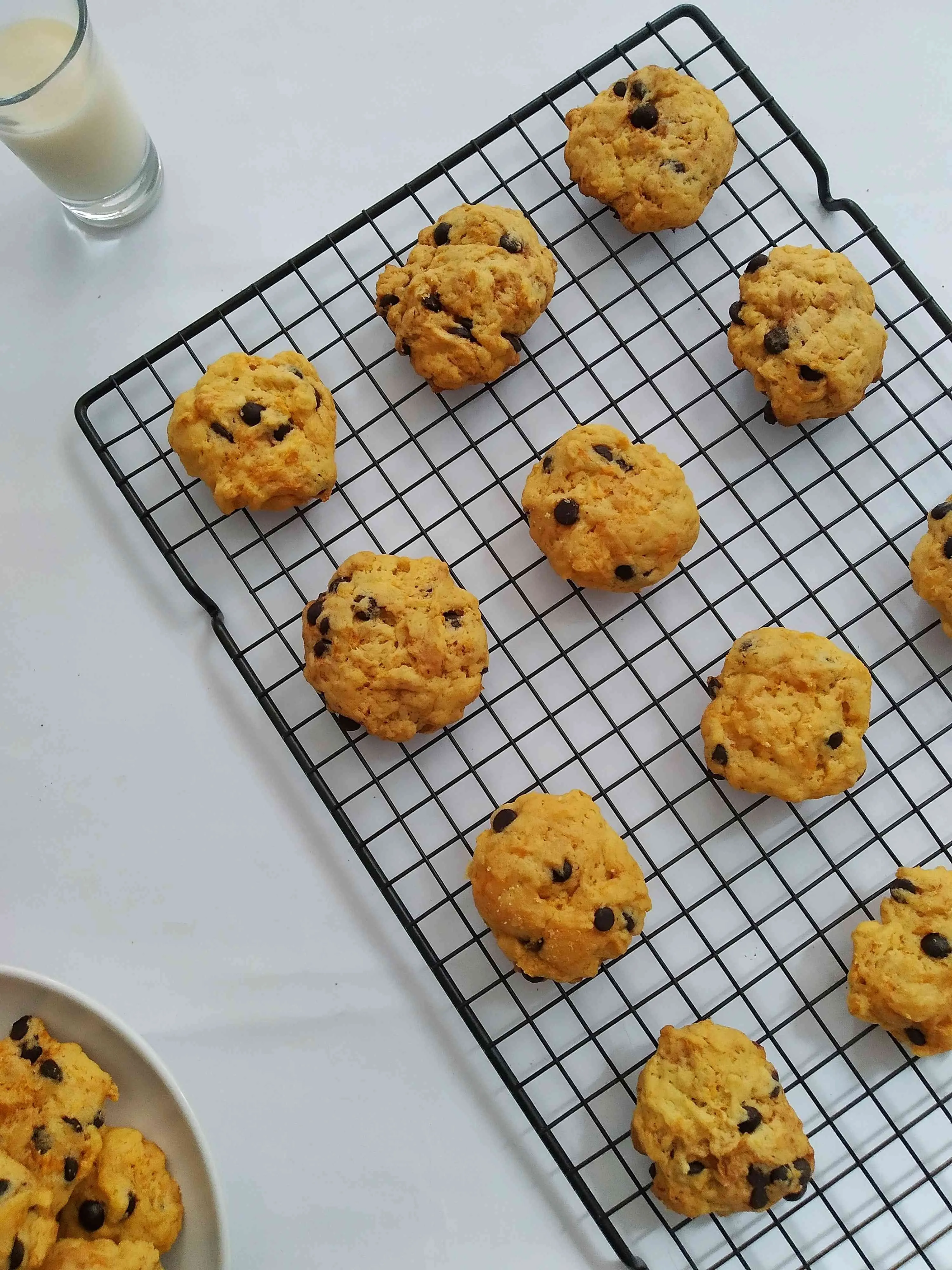 Carrot Cookies Choco Chip