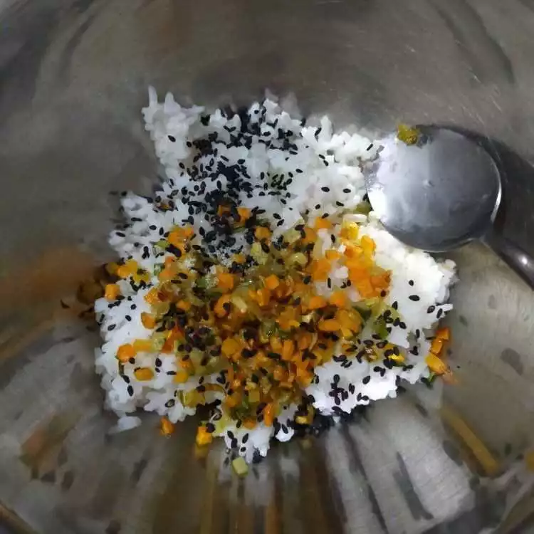Step 2 Vegetable Rice Ball