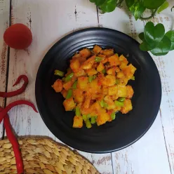 Kentang Buncis Udang Bumbu Merah