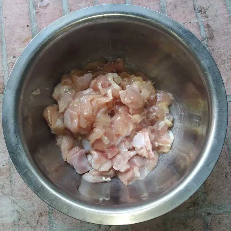 Step 1 Spicy Chicken Pok