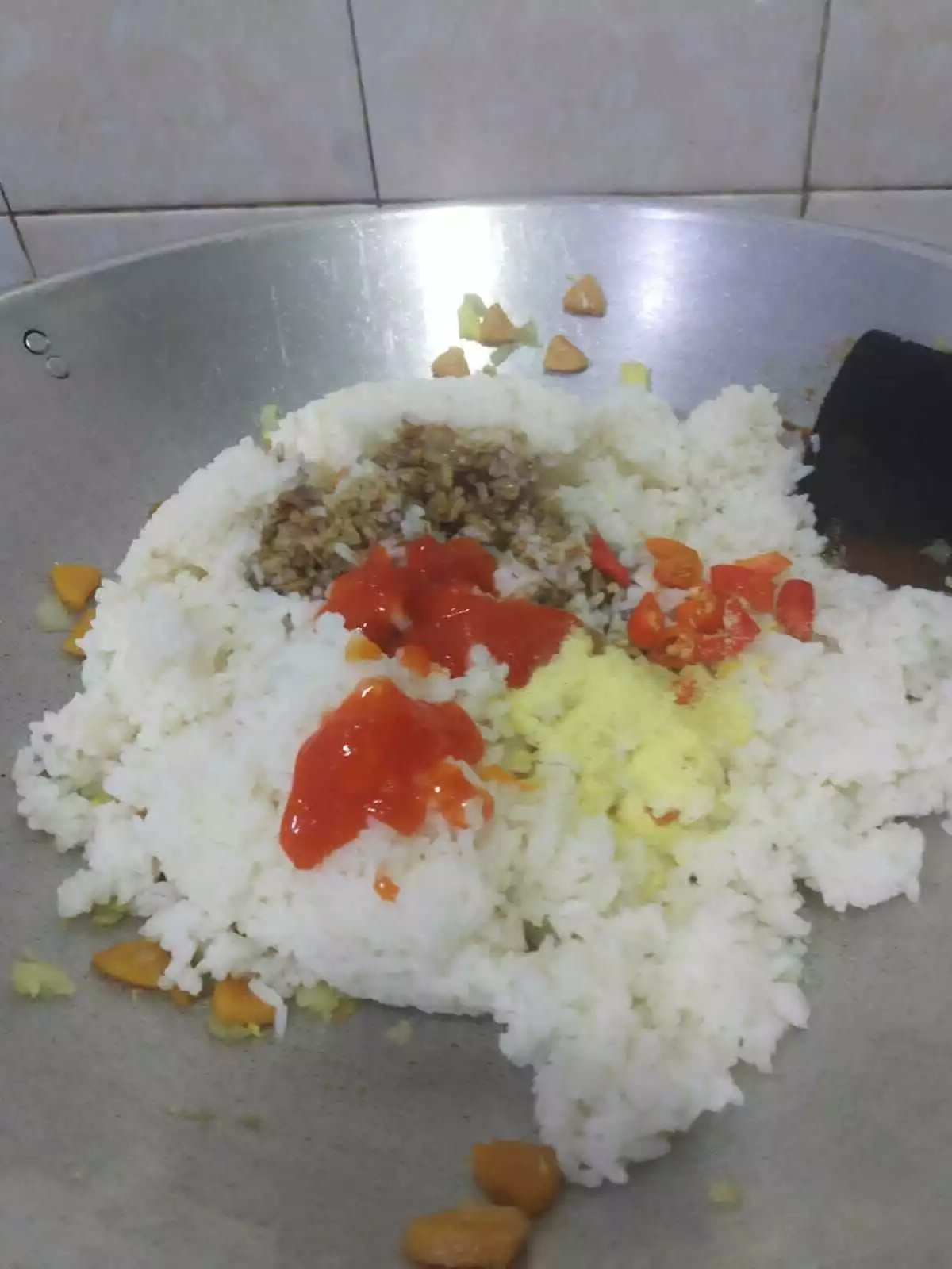 Step 5 Nasi Goreng Sosis