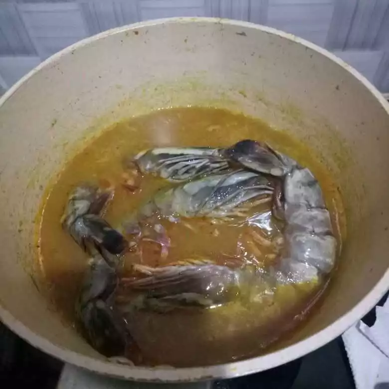 Step 5 Udang Lempah Kuning khas Bangka