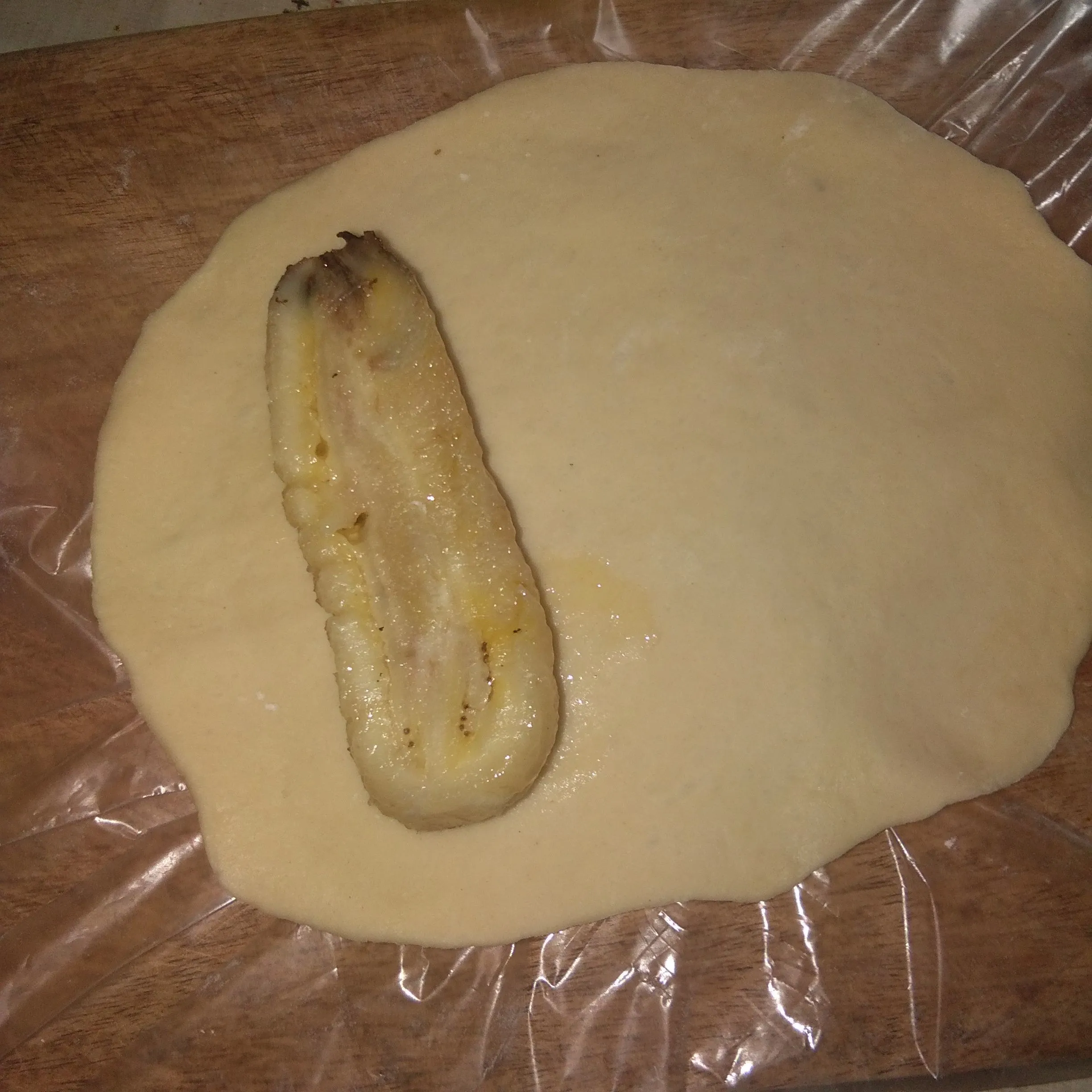 Step 5 Roti Pisang