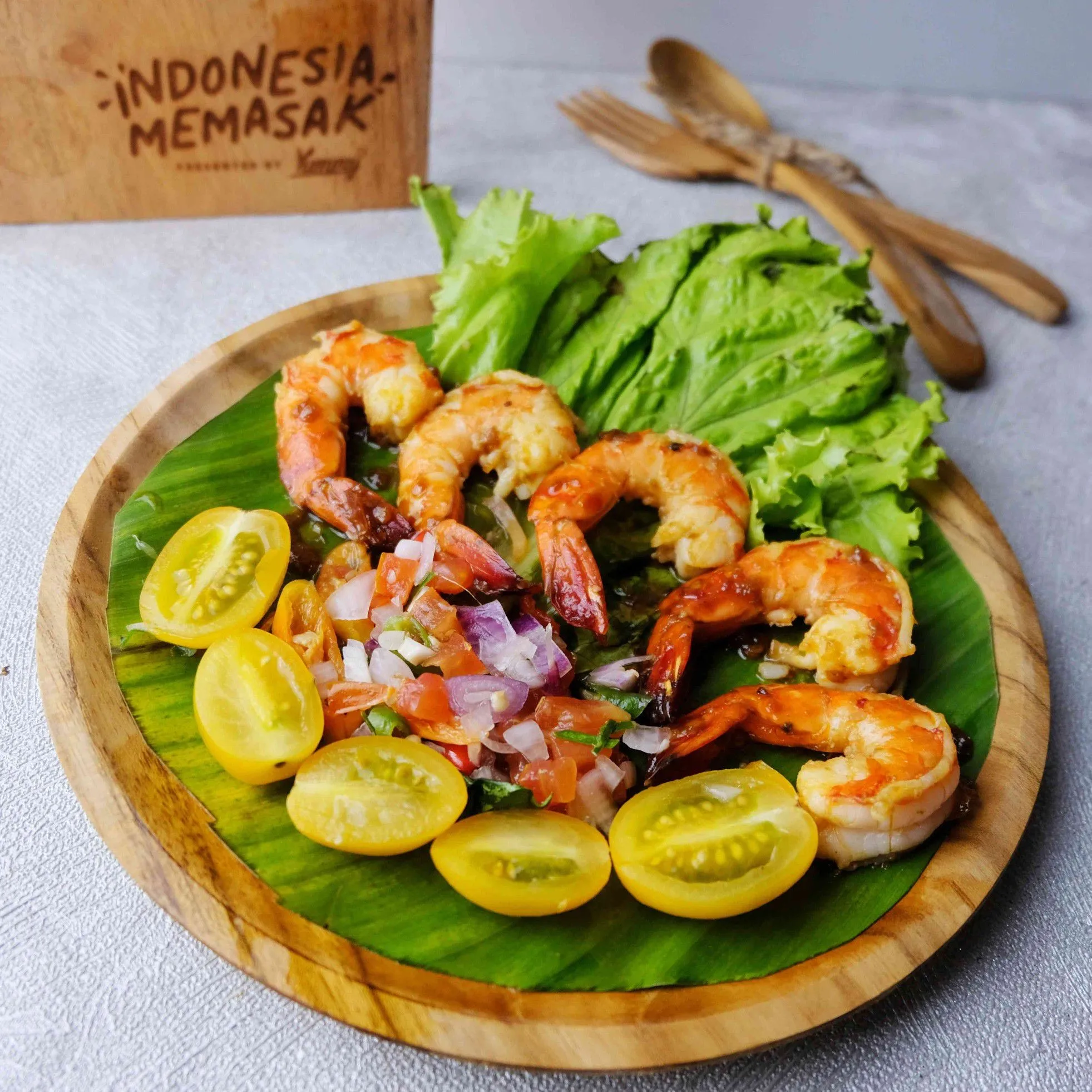 Udang Oles Terasi Sambal Dabu-Dabu