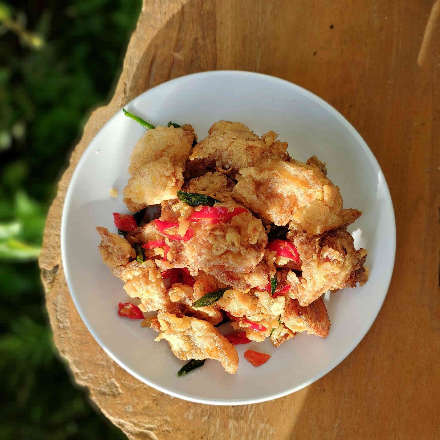 Bahan-bahan untuk asam pedas ikan nila tanpa cabe