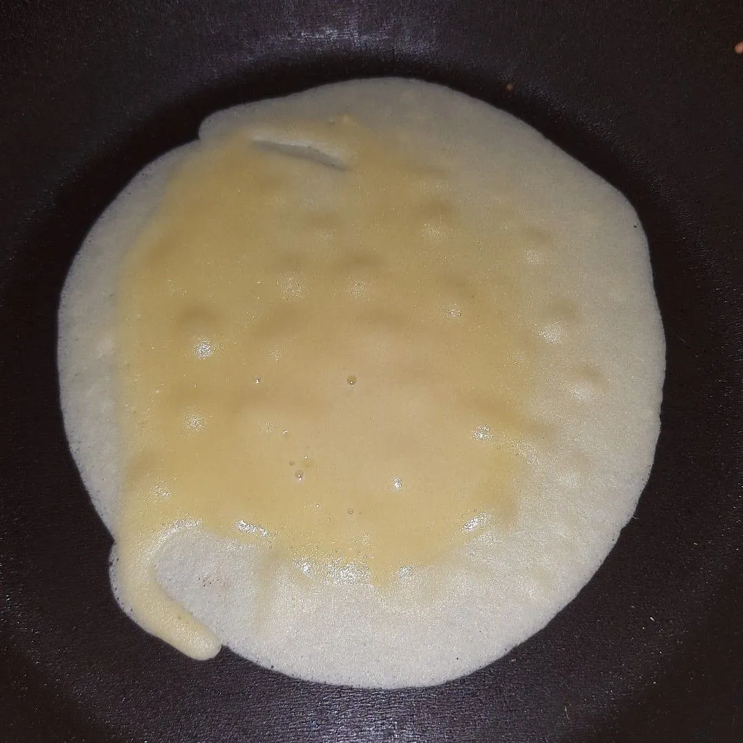 Step 4 Pancake Simple Rasa Keju