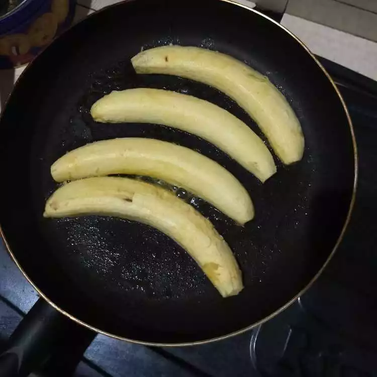 Step 2 Pisang Panggang Keju Gula Palem