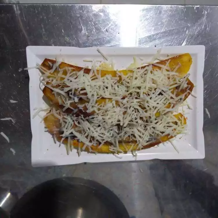 Step 4 Pisang Panggang Keju Gula Palem