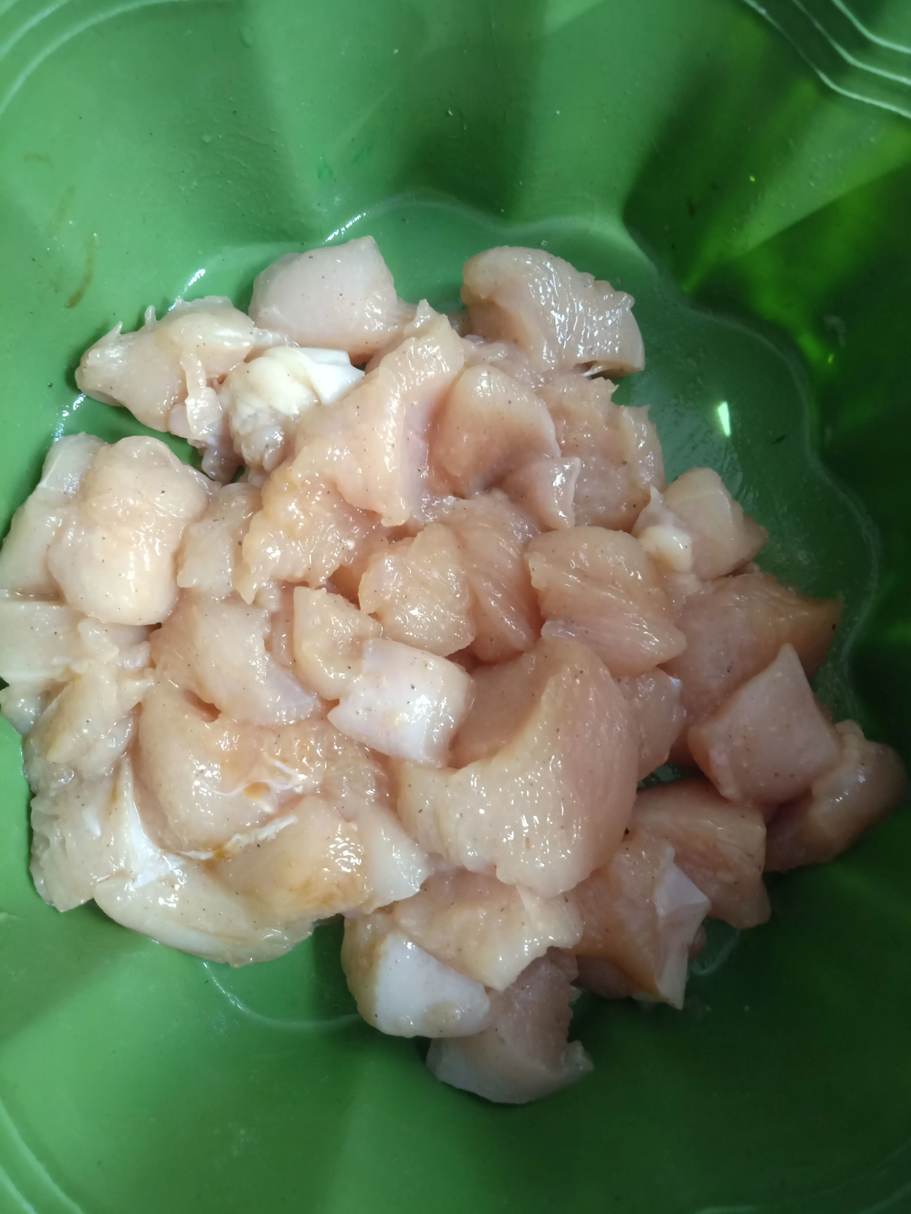 Step 1 Kungpao Chicken