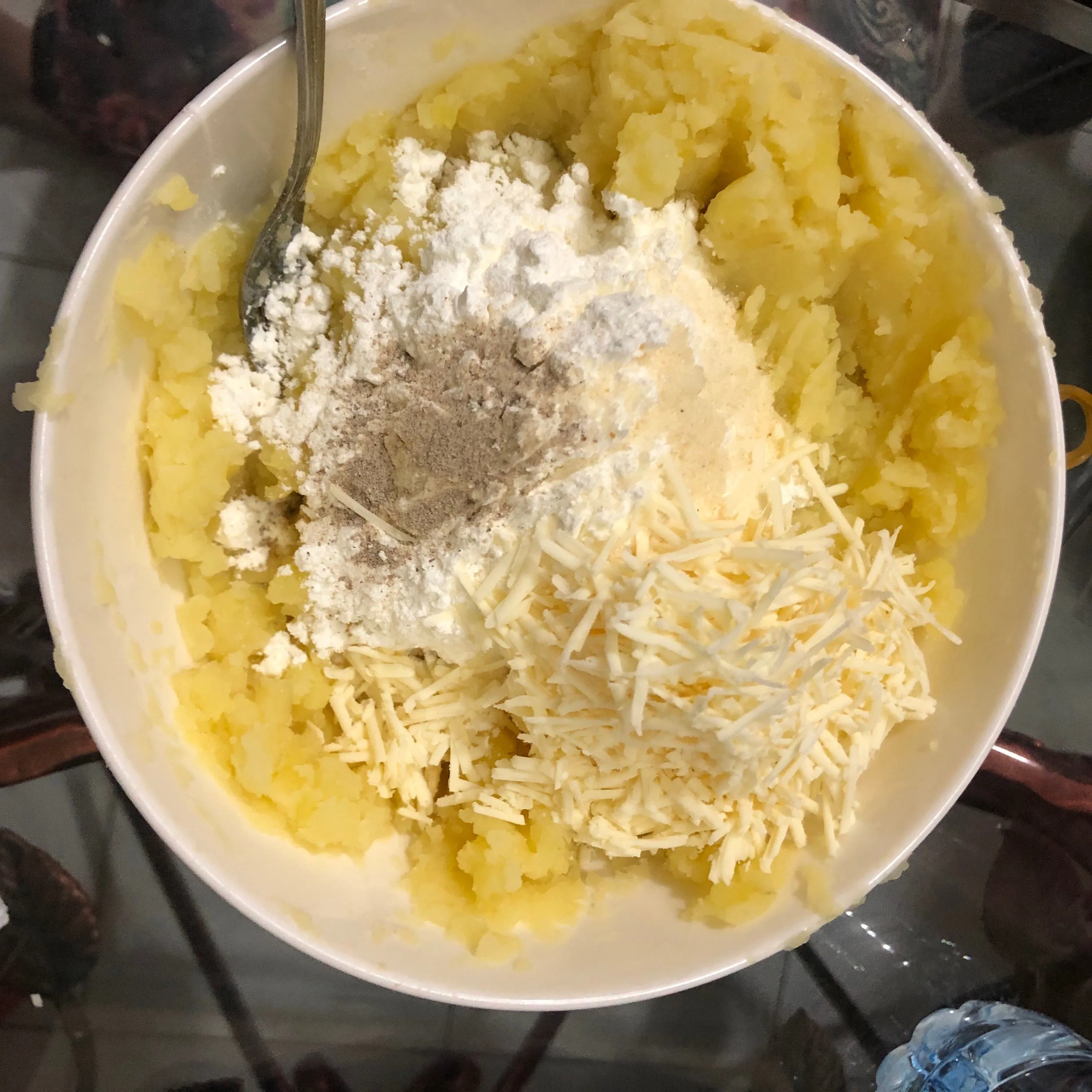Step 3 Crispy Potato Cheese Ball