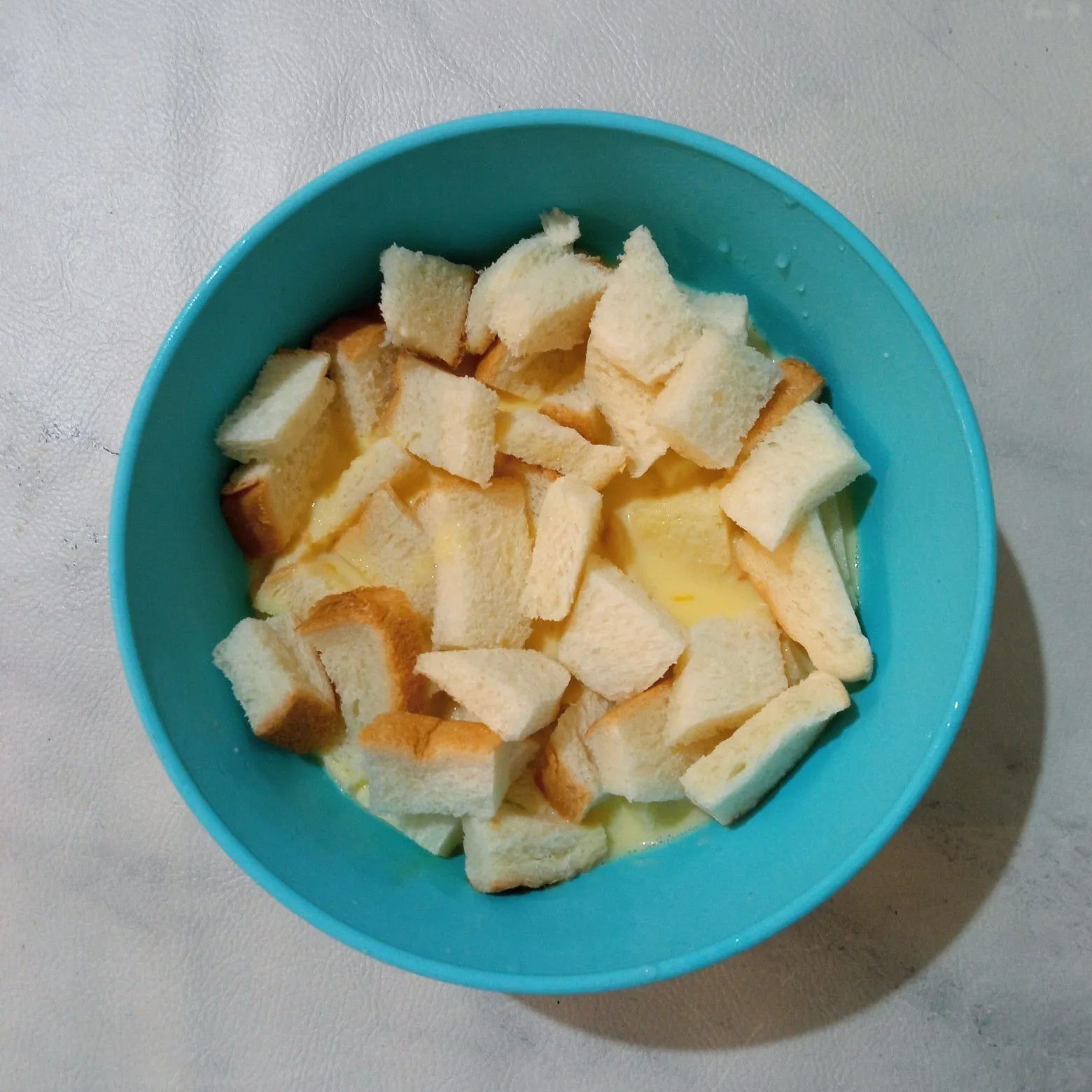 Step 3 Puding Roti Tawar Panggang