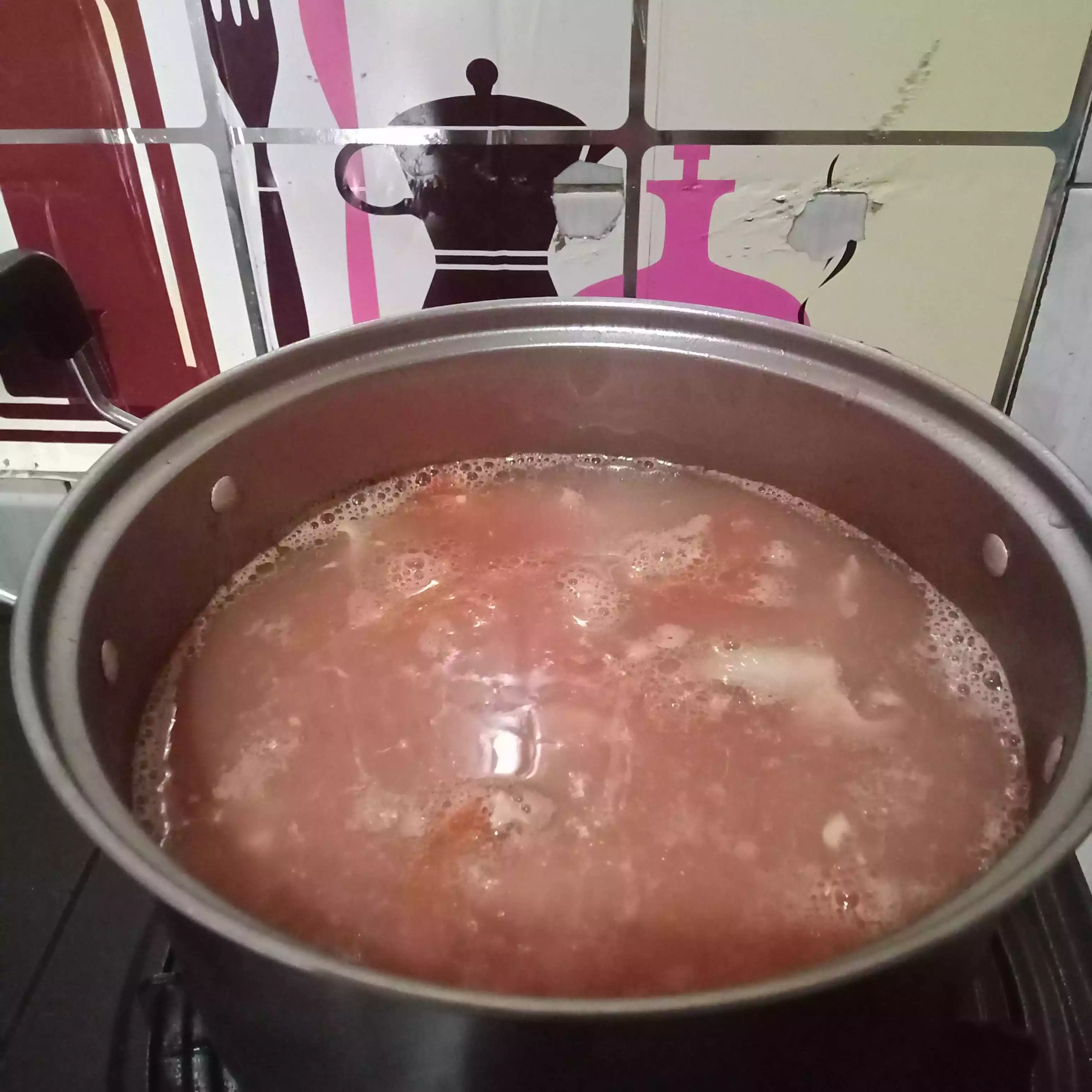 Step 3 Sup Merah Sosis