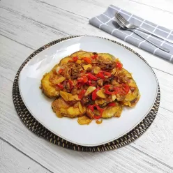 Terong Krispi Sambal Cumi Asin