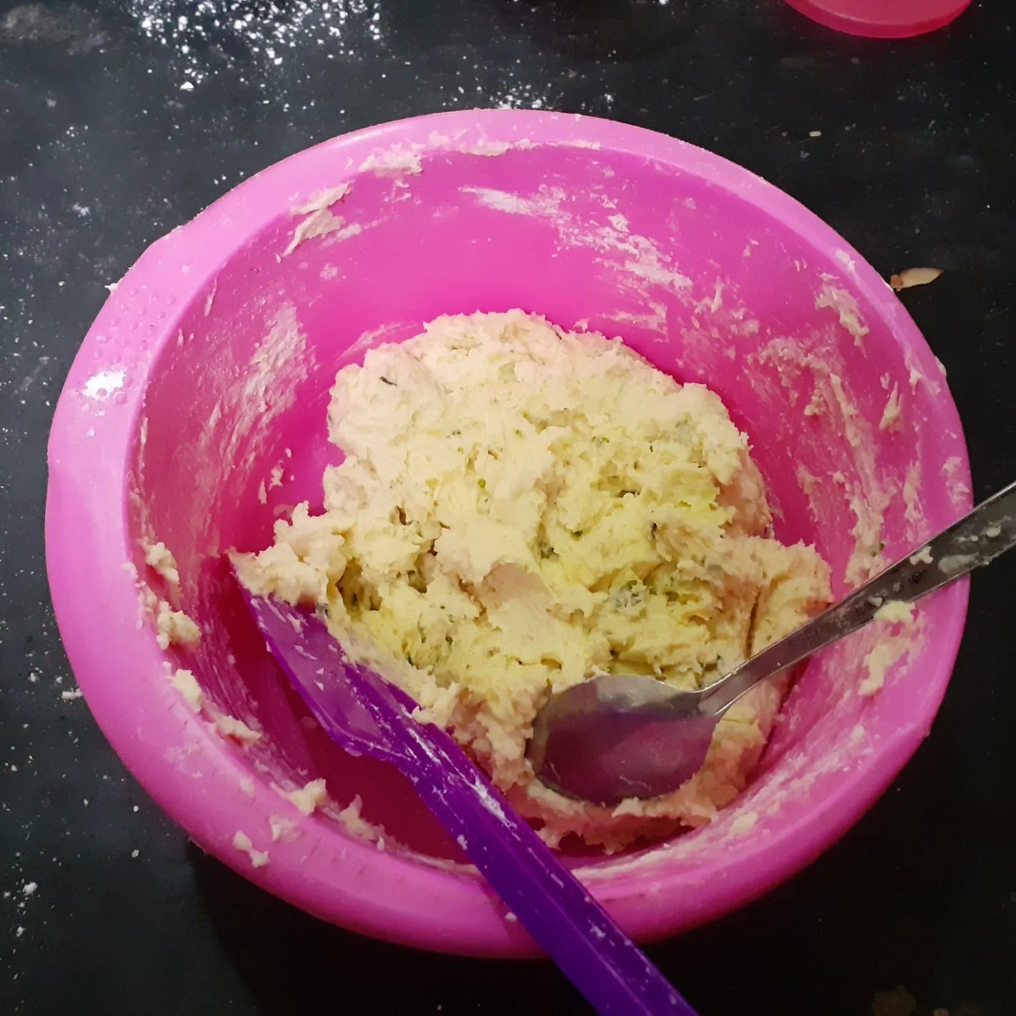 Step 3 Bola-bola Kentang Keju
