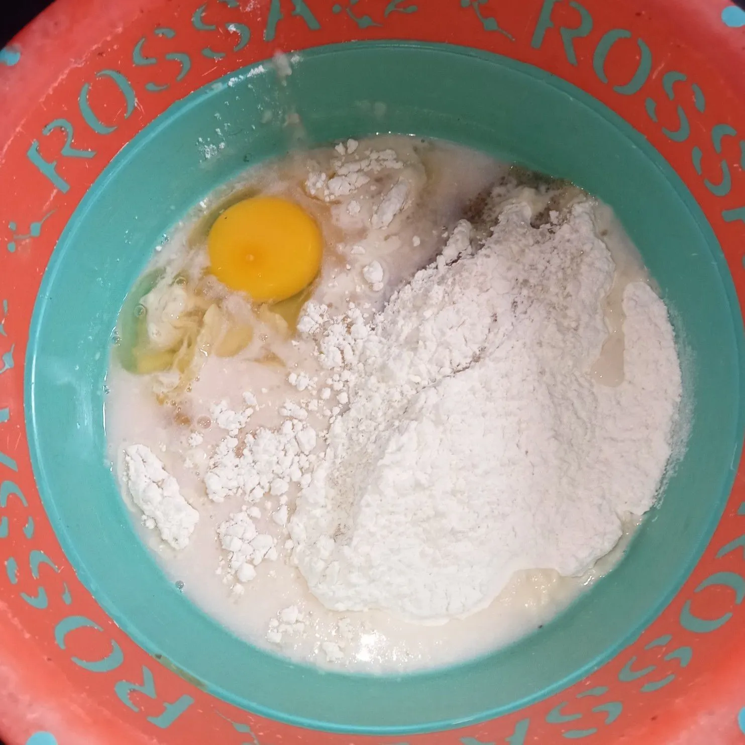 Step 1 Bolu Kukus Mekar