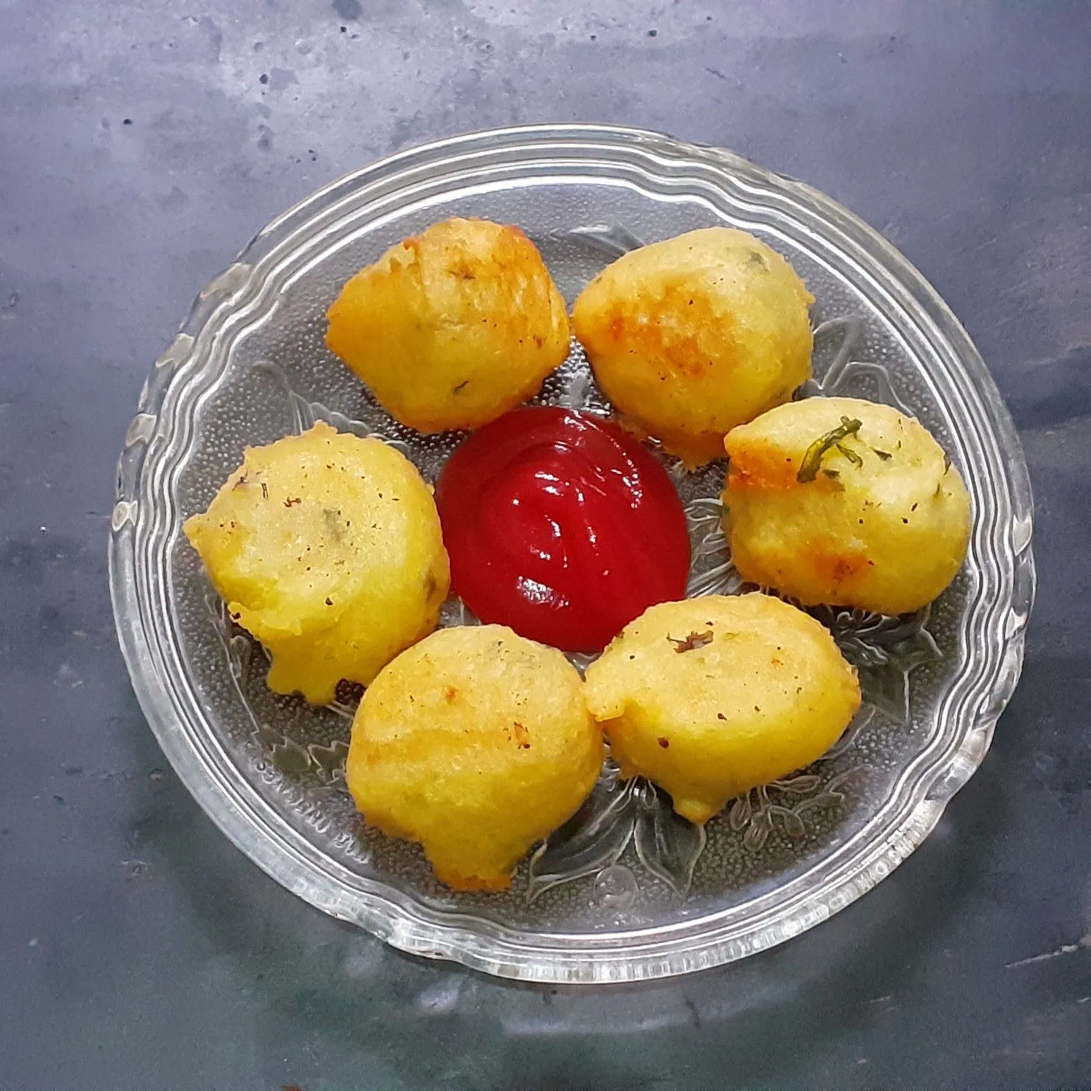 Step 5 Bola-bola Kentang Keju