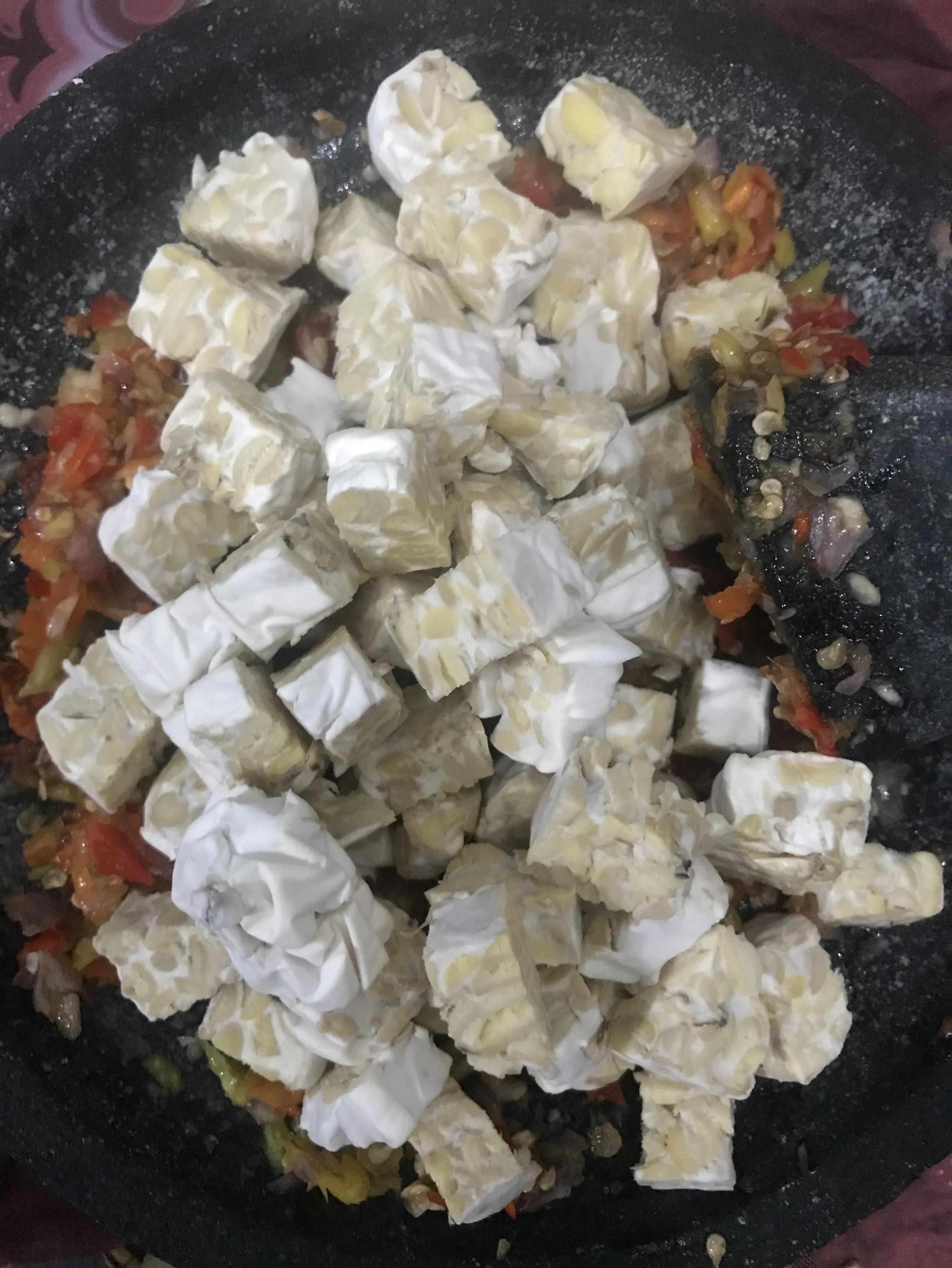 Step 4 Abon Tempe Pedas