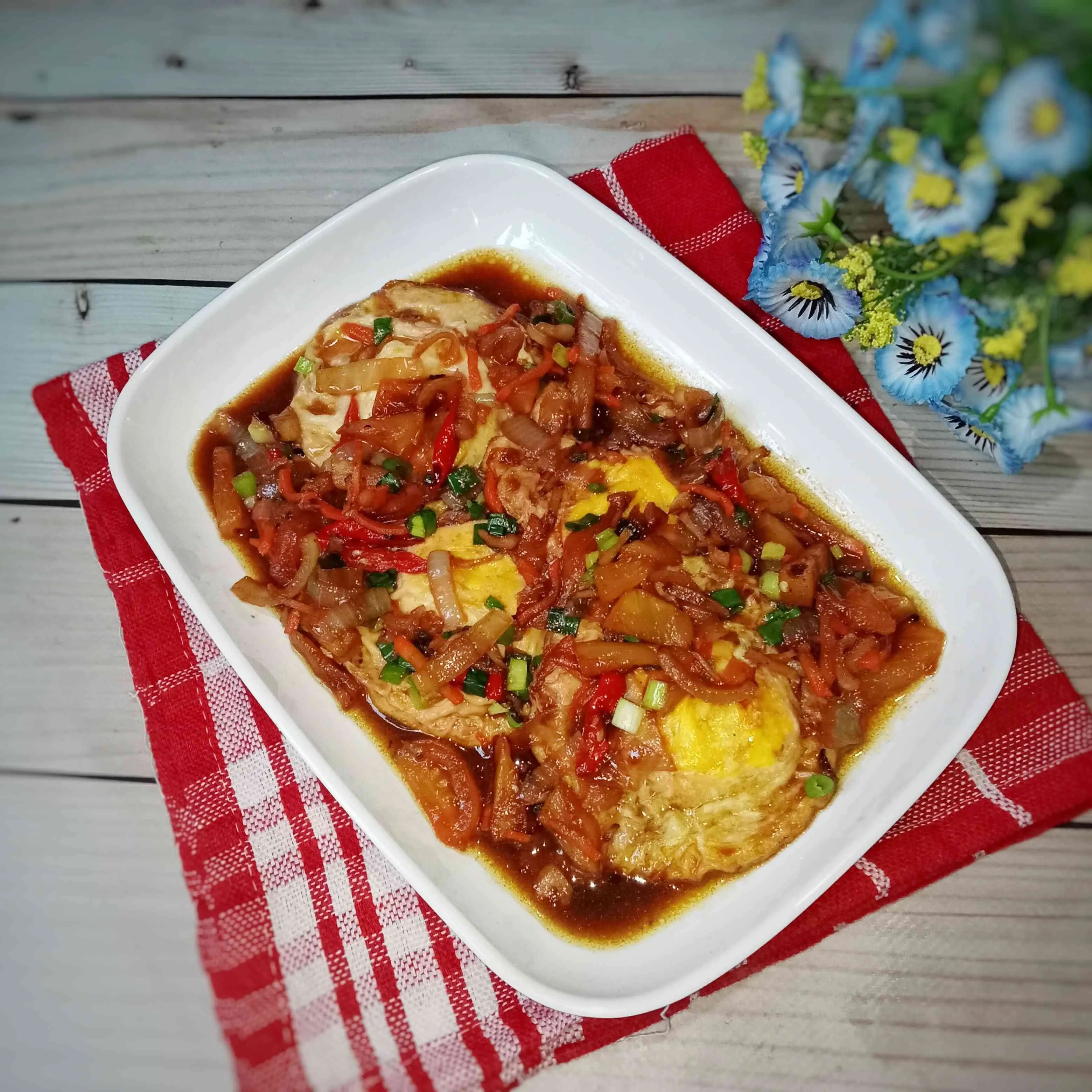 Telur Ceplok Asam Manis