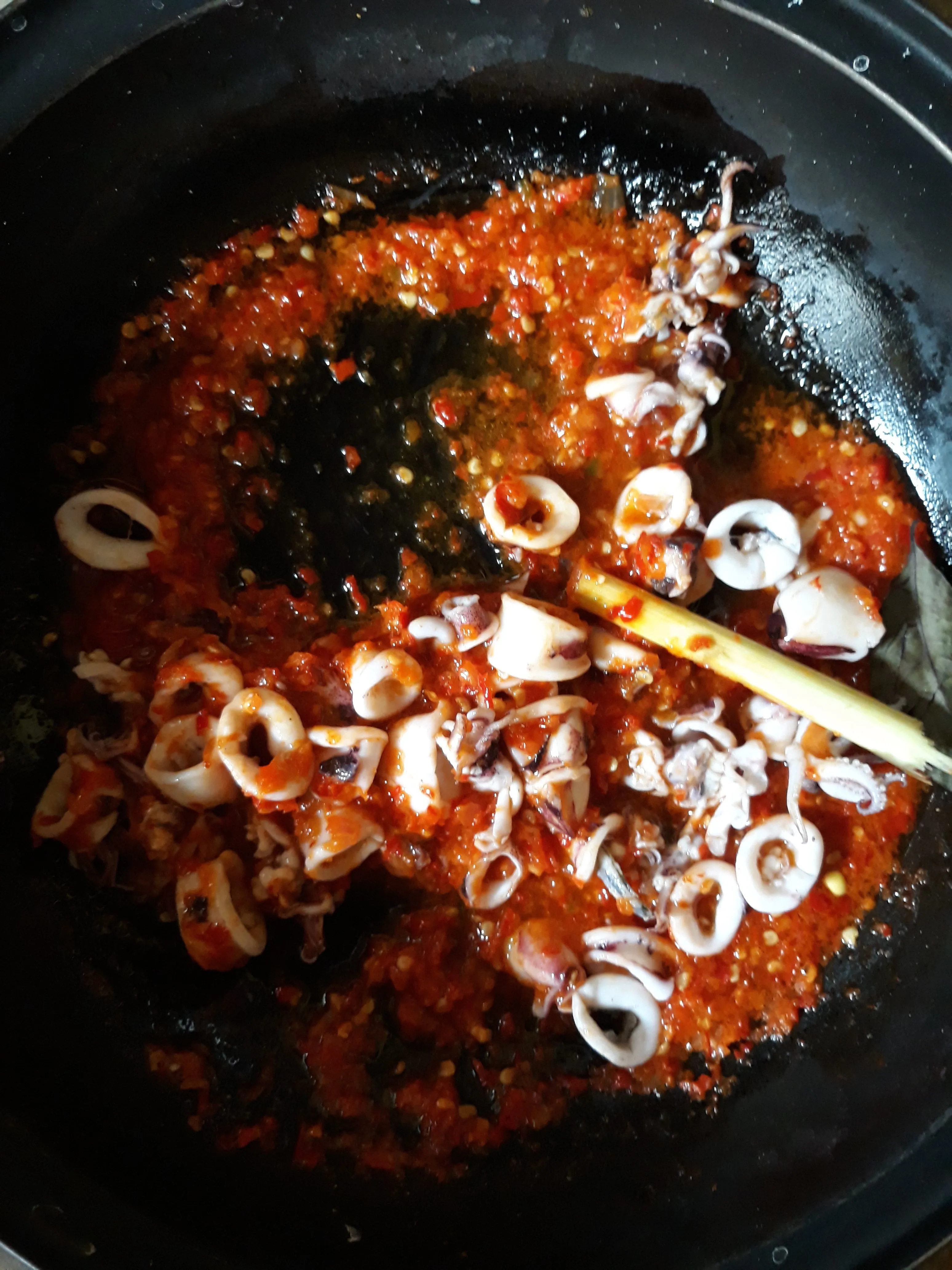 Step 5 Tumis Jagung Bunga Kates