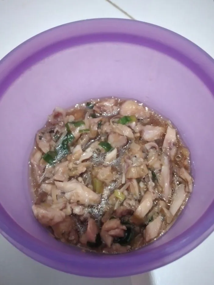 Step 9 Nasi Tim Ayam Praktis