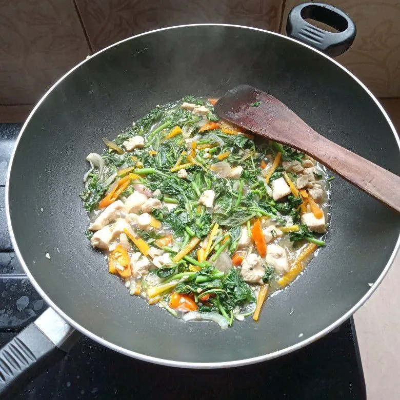 Step 5 Diet food tumis bayam