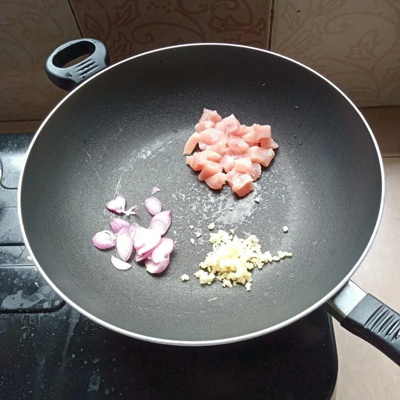 Step 1 Diet food tumis bayam