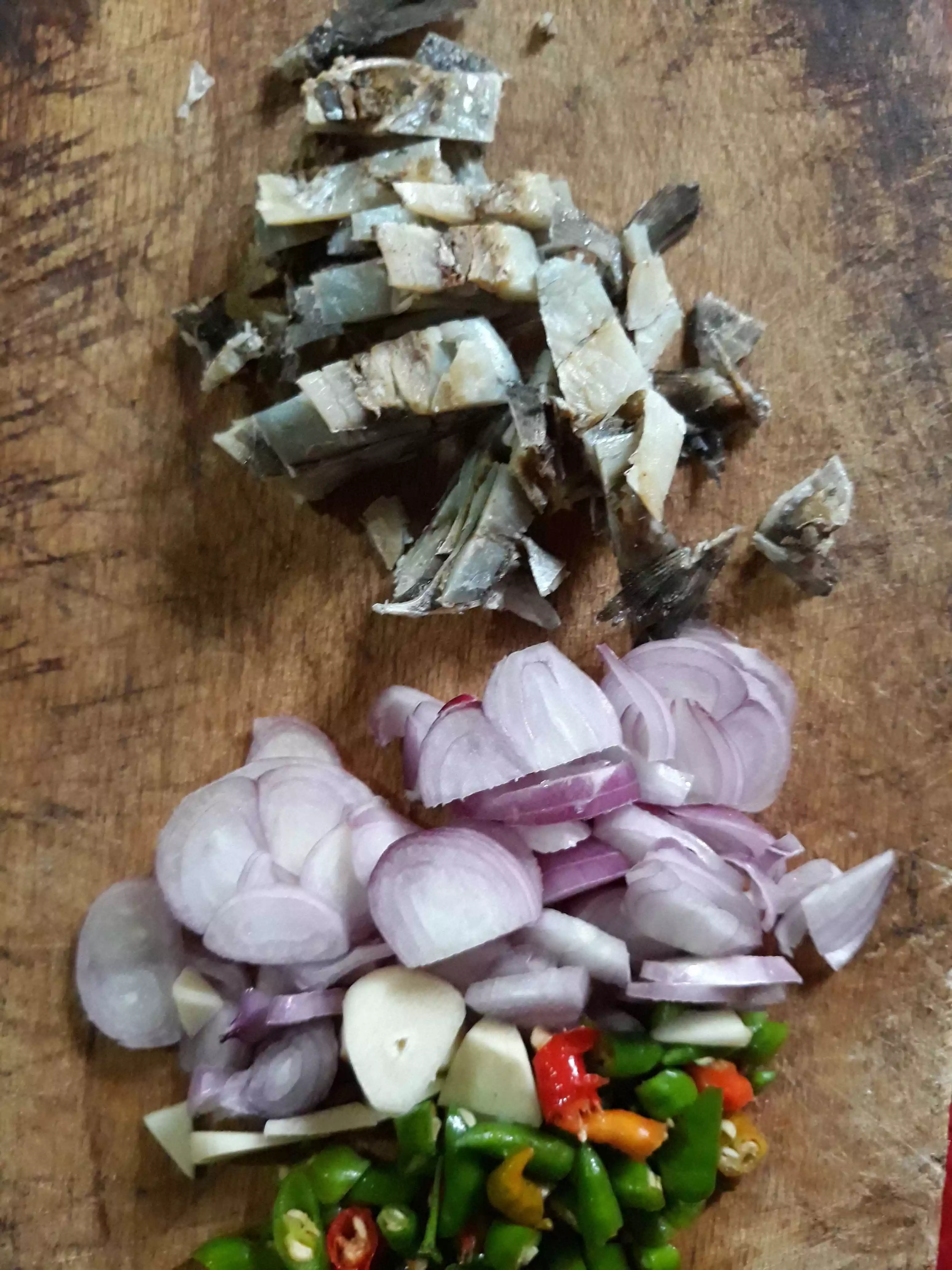 Step 1 Nasi Goreng Ikan Asin