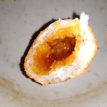 Angkat dan tiriskan, sajikan dalam keadaan hangat.