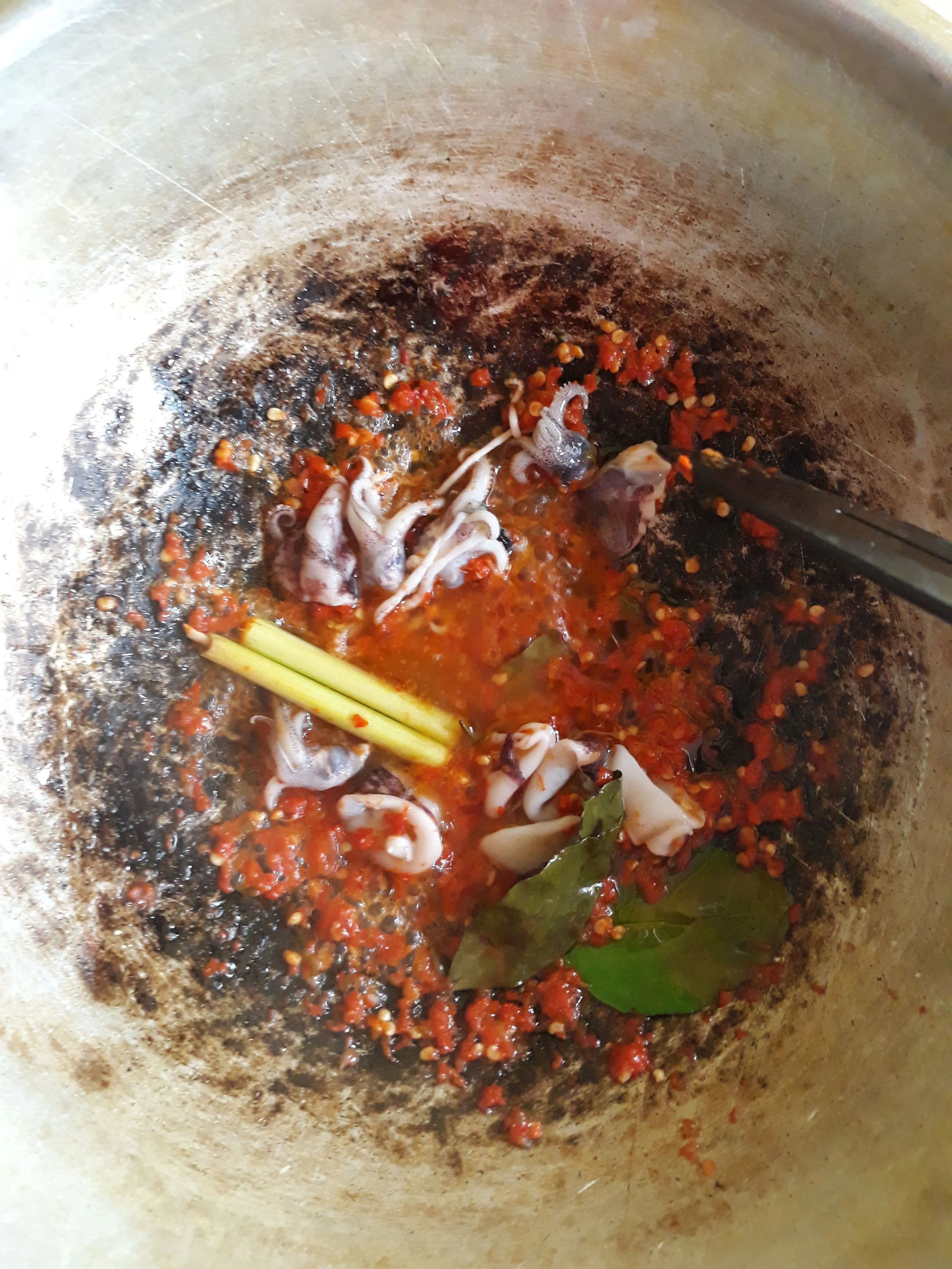 Step 4 Mie Goreng Cumi Pedas