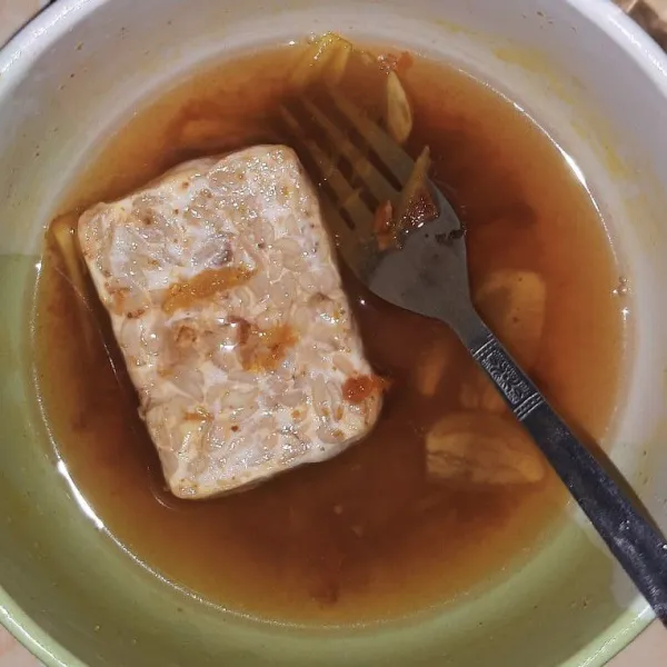 Masukkan ke dalam campuran yang sudah dibuat.