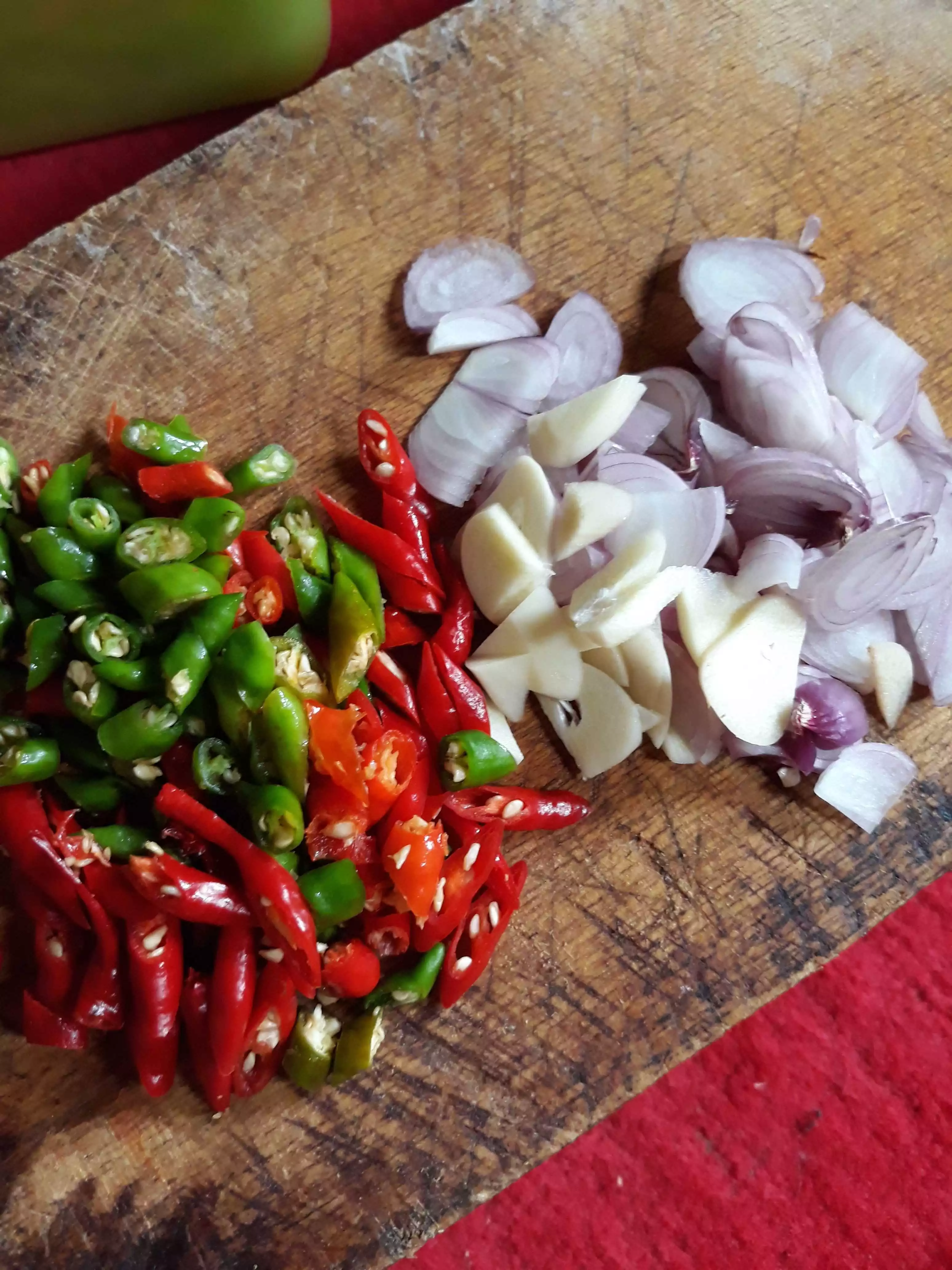 Step 4 Tumis Pelangi