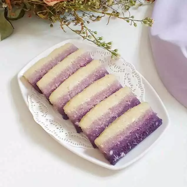 Step 8 Singkong lapis ombre