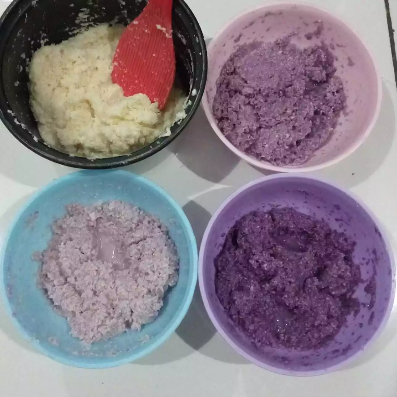 Step 3 Singkong lapis ombre