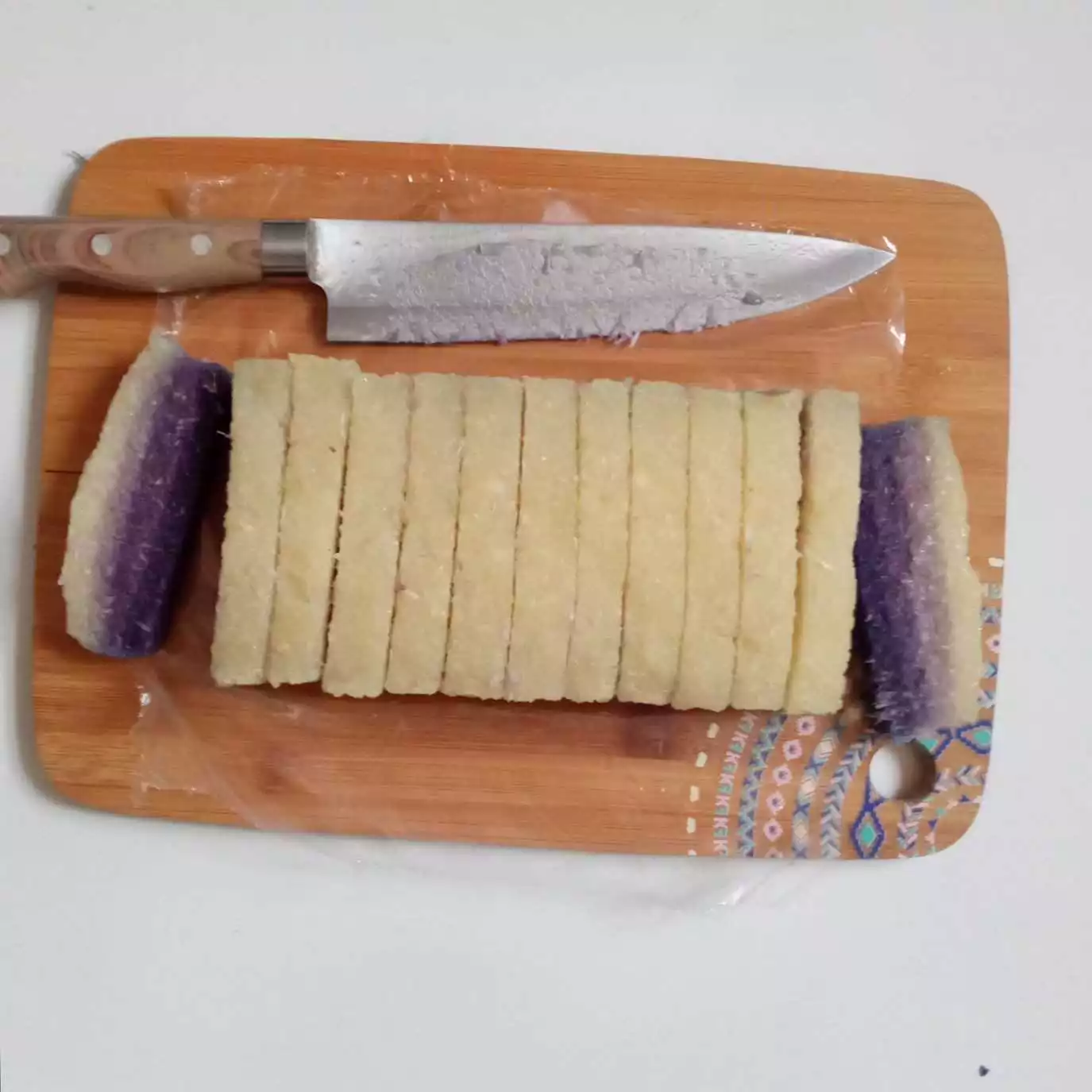 Step 7 Singkong lapis ombre