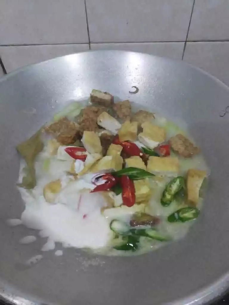 Step 6 Sayur Santan Tahu Tempe