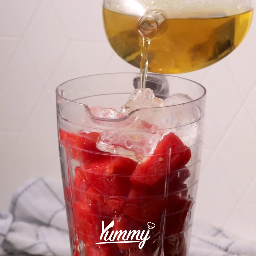 Step 4 Watermelon Yogurt Tea
