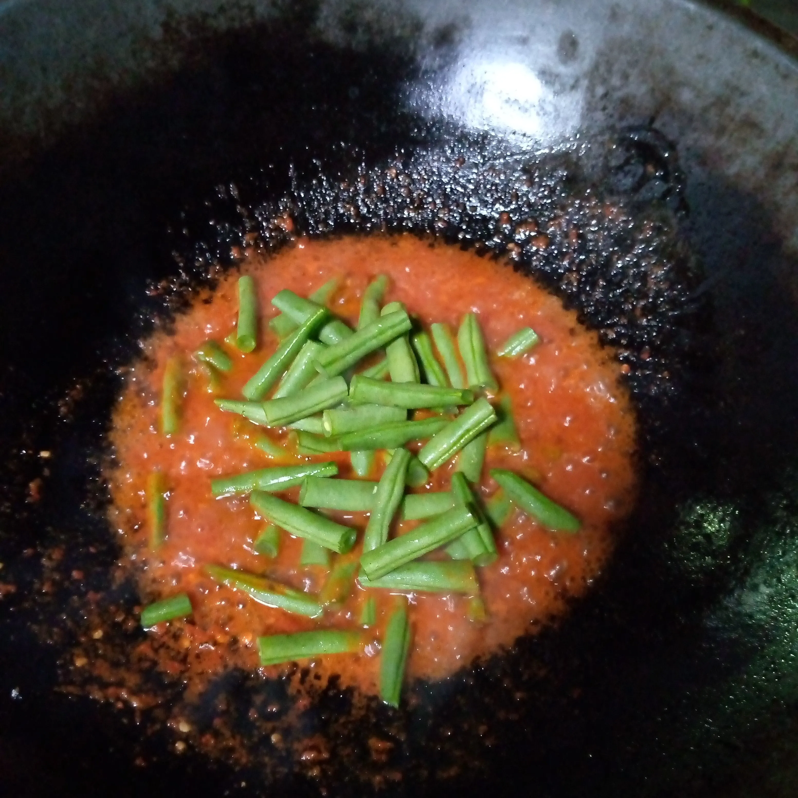 Step 4 Sambal Telur dan Buncis